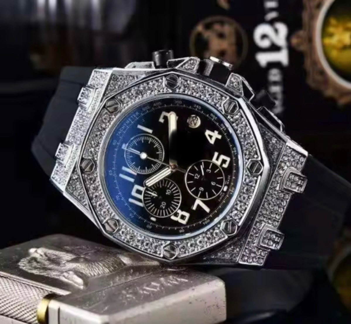 Black band watch